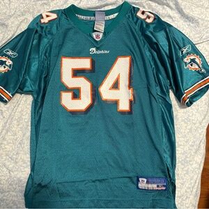 Throwback NFL Miami Dolphins Jersey - Kids XL fits like Mens Small
